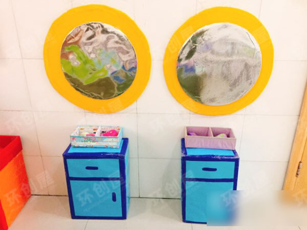 幼儿园角色区理发店我型我秀图片
