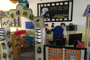 幼儿园角色区理发店千纤丝语图片2张