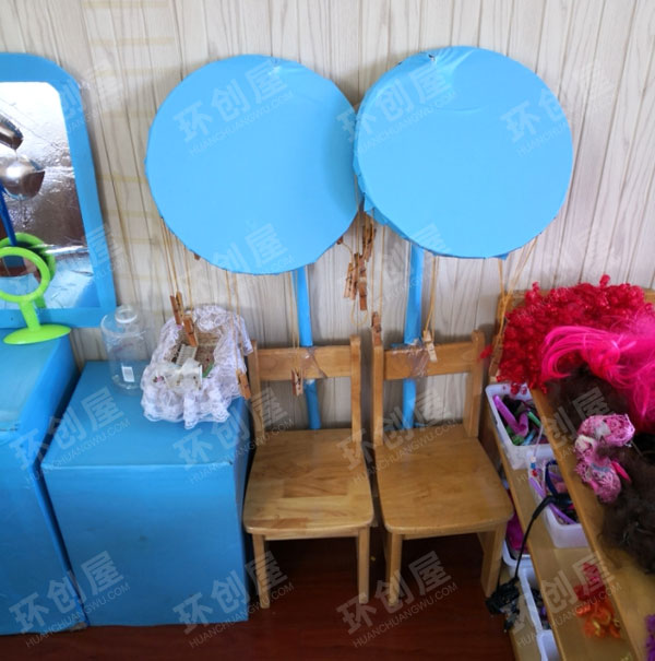 幼儿园区角理发店布置图片