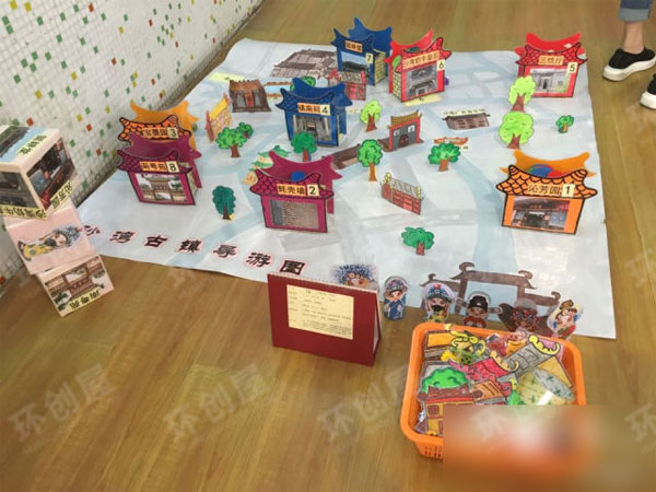 幼儿园表演区手偶舞台图片
