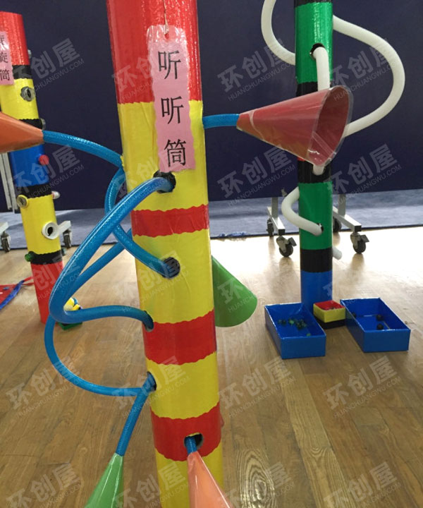 幼儿园益智区纸筒自制玩教具图片