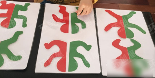 幼儿园益智区玩具红绿小人图片