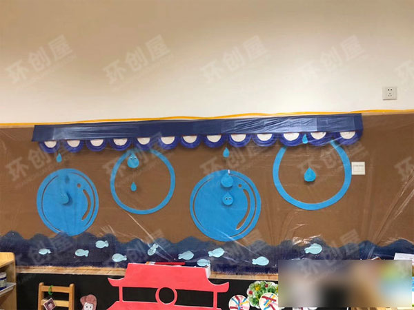 幼儿园墙面布置森林系主题图片