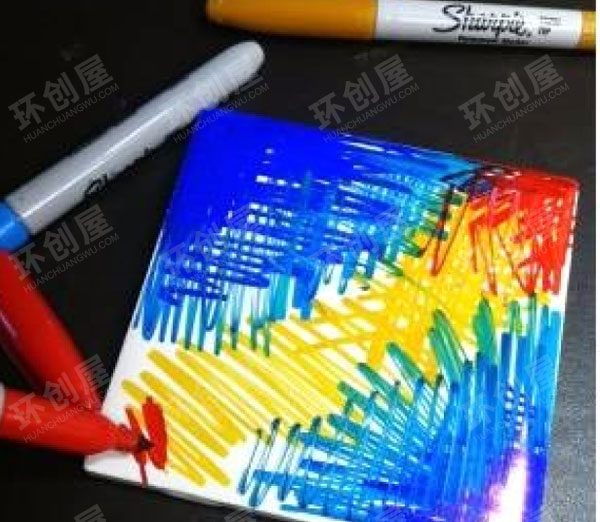 幼儿园瓷砖艺术品墙面布置图片