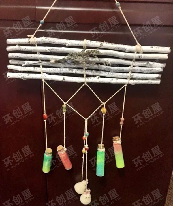 幼儿园树枝的艺术美吊挂饰图片
