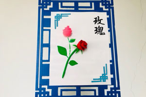 幼儿园中国风青花瓷吊饰图片6张