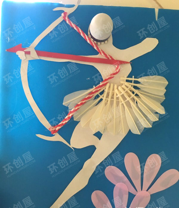 幼儿园羽毛球创意走廊环创图片