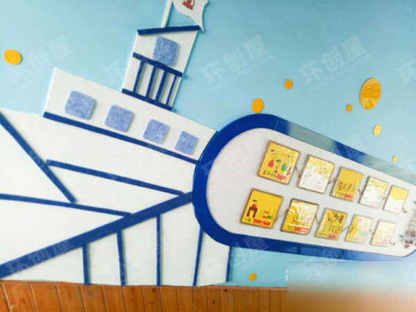 幼儿园走廊环创墙面装饰图片