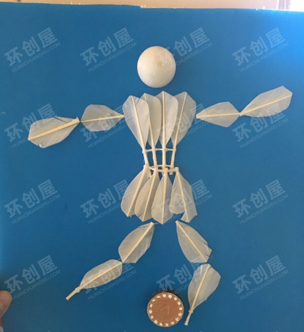 幼儿园羽毛球创意走廊环创图片