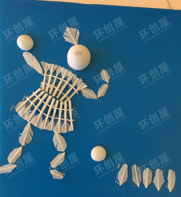 幼儿园羽毛球创意走廊环创图片