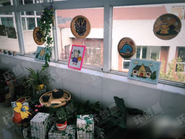 幼儿园走廊环创秋天的自然角图片