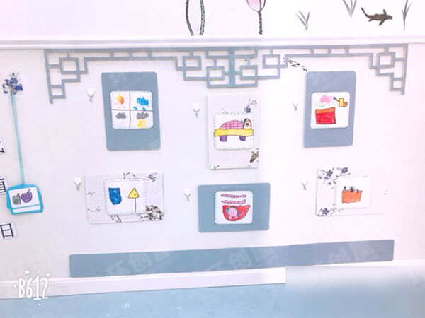 幼儿园复古中国风家园联系栏图片