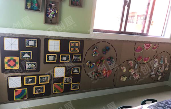 幼儿园美工坊小角落整体环创图片