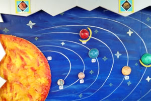 幼儿园科学室整体环创图片8张