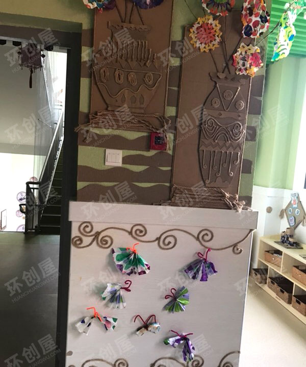 幼儿园美工坊小角落整体环创图片