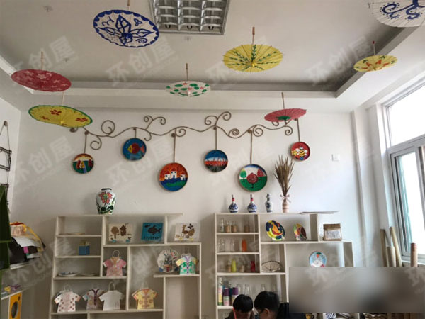 幼儿园中国风整体环创图片