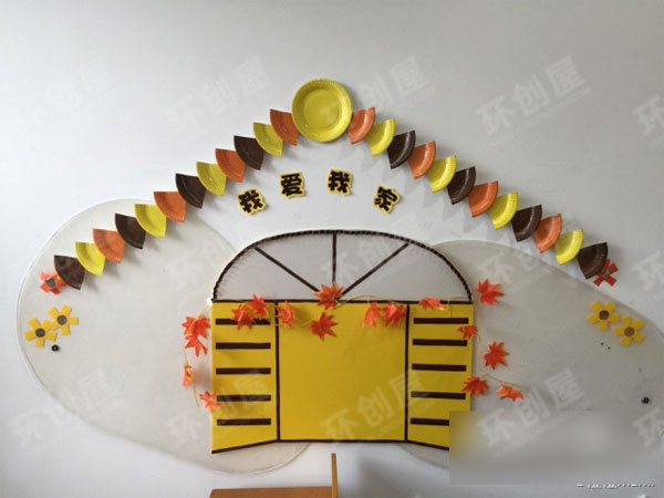 幼儿园生活环创班级环境图片