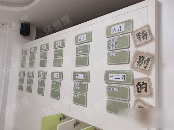 幼儿园生活环创森系教室图片