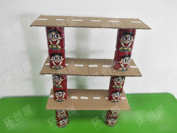 幼儿园建构区废物利用搭建方法图片