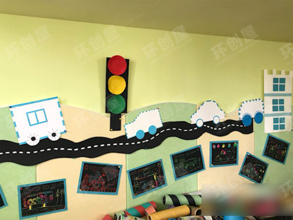 幼儿园建构区马路图片