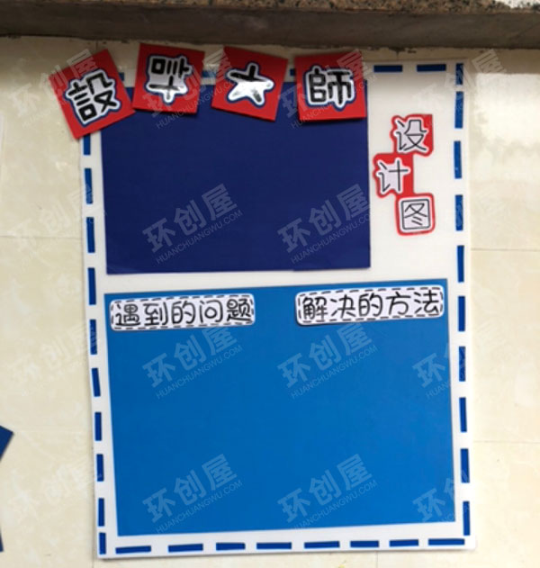 幼儿园建构区墙面解说图片