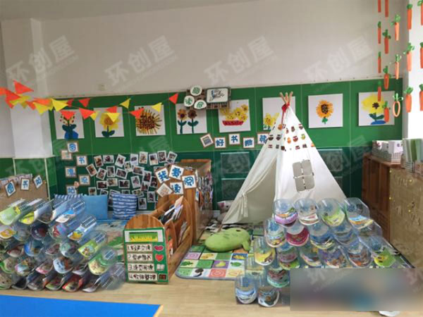 幼儿园阅读区图书角图片