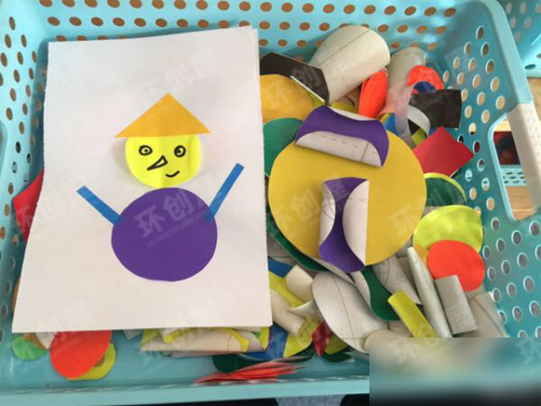 幼儿园美工区美工材料图片