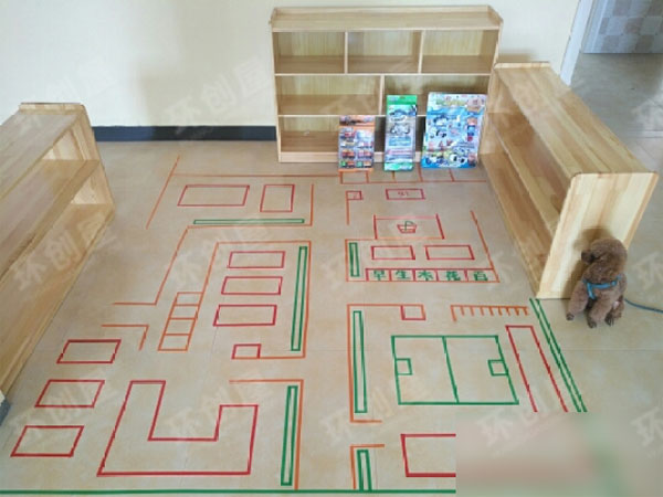 幼儿园角色区城市交通区域角图片