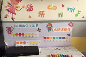 幼儿园表演区环创音乐角墙面图片3张