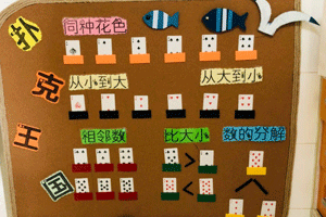幼儿园益智区扑克牌游戏图片2张