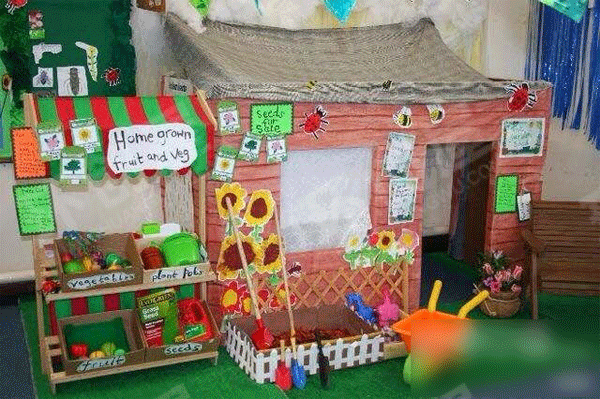 幼儿园教室私密区综合环创图片