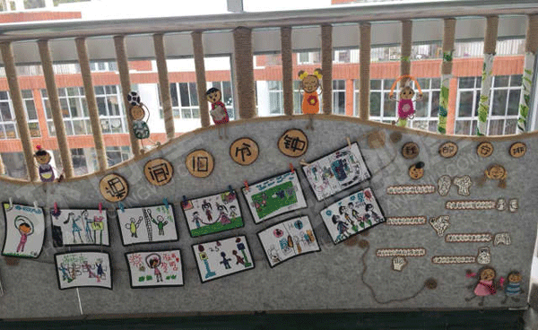 幼儿园走向小学系列走廊环创图片