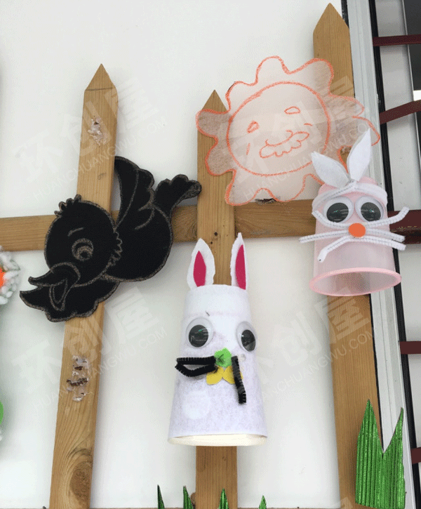 幼儿园走廊环创疯狂动物城图片