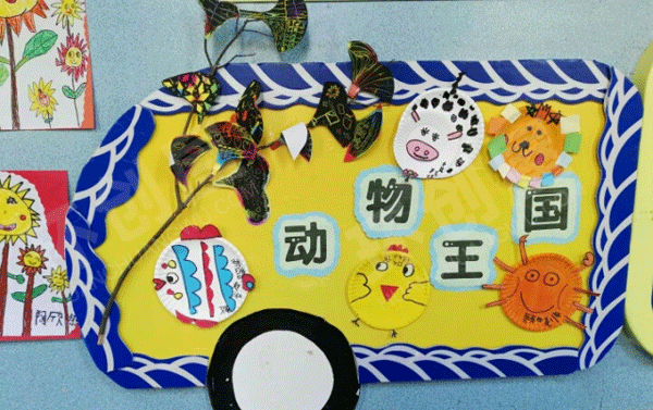 幼儿园走廊环创丰收的秋天图片