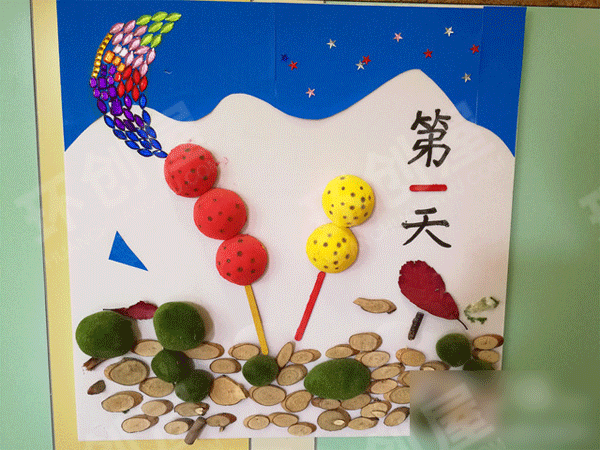 幼儿园走廊环创好饿好饿的毛毛虫图片