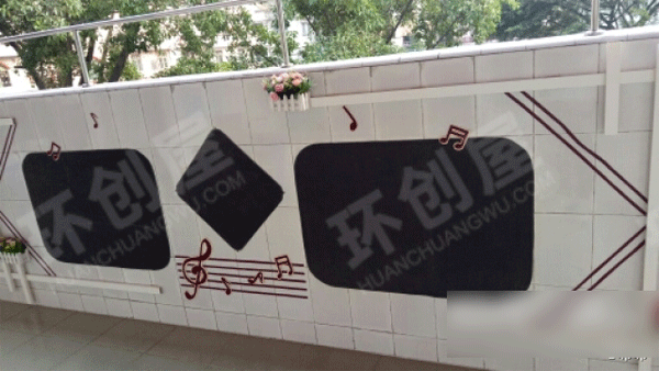 幼儿园走廊外墙边框图片