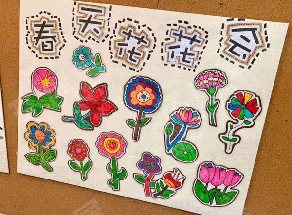 幼儿园走廊环创春天环境布置图片