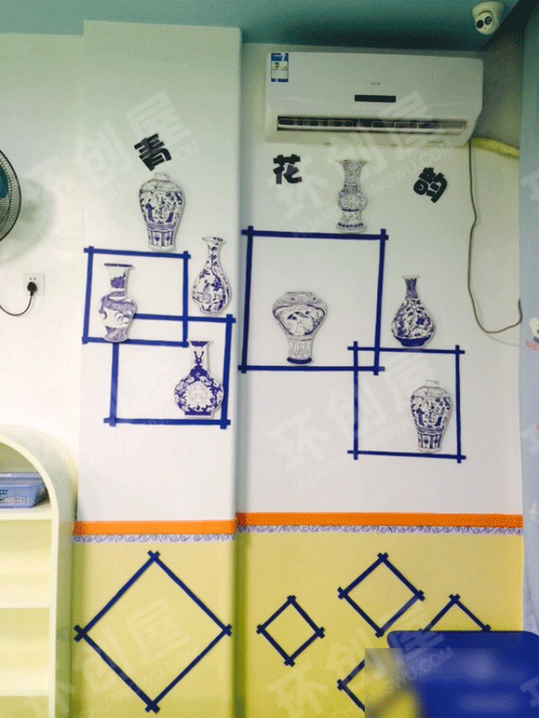 幼儿园中国风之青花瓷家园联系栏图片