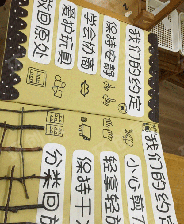 幼儿园教室布局家园联系栏图片