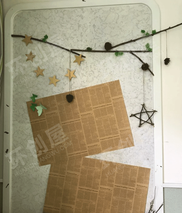 幼儿园绿森系家园联系栏图片