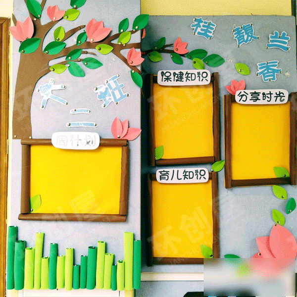 幼儿园昆虫植物系列家园联系栏图片