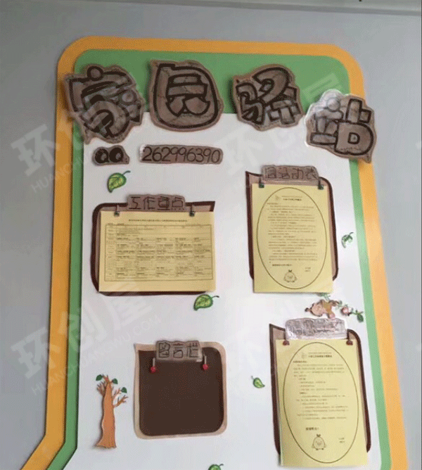 幼儿园家长园地环创图片