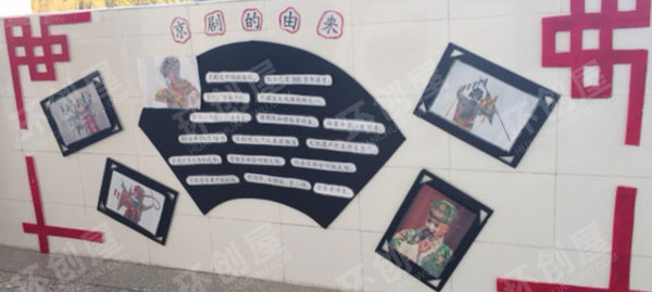幼儿园京剧系列作品展示图片