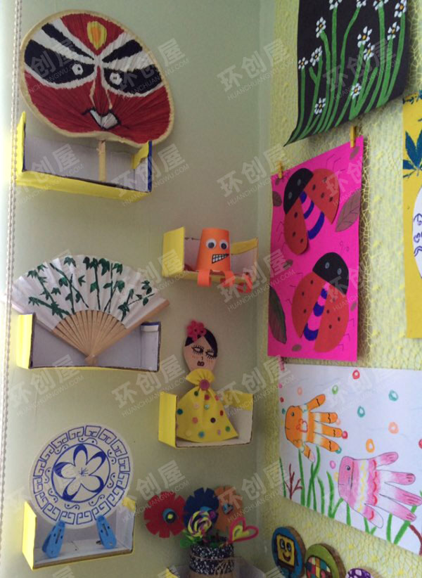 幼儿园海绵纸画作作品展示图片