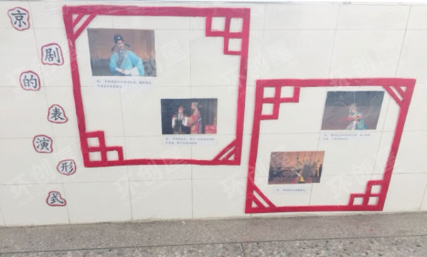 幼儿园京剧系列作品展示图片