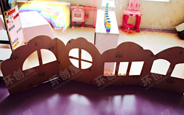 幼儿园隔断创意整体环创图片