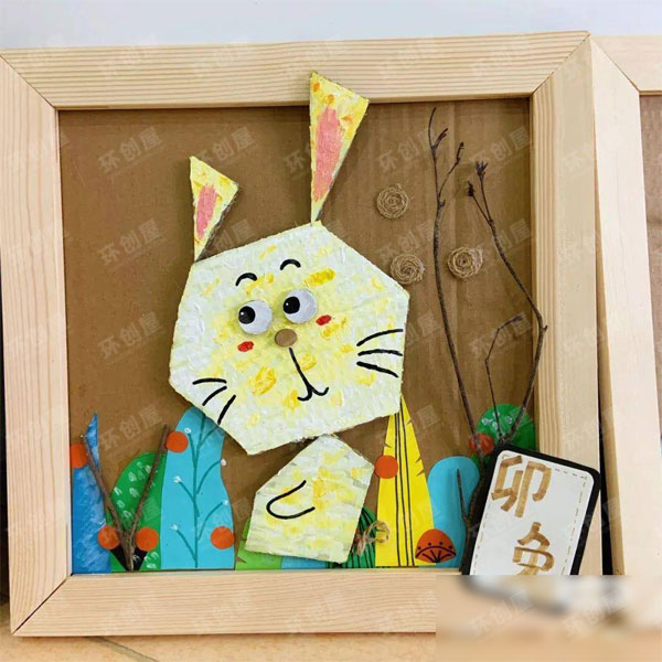 幼儿园作品展示趣味十二生肖图片