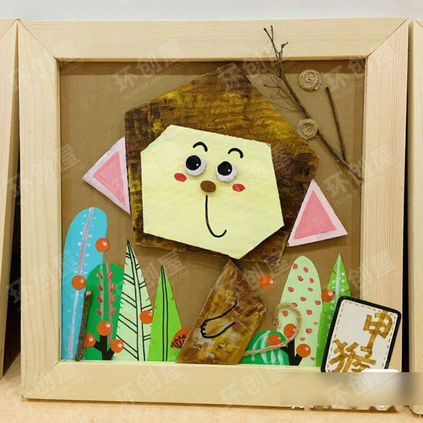 幼儿园作品展示趣味十二生肖图片