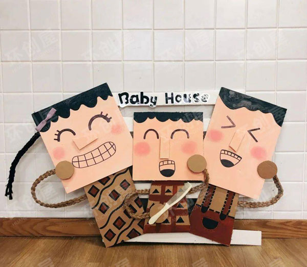 幼儿园美工制作卡通人物小小标识语图片