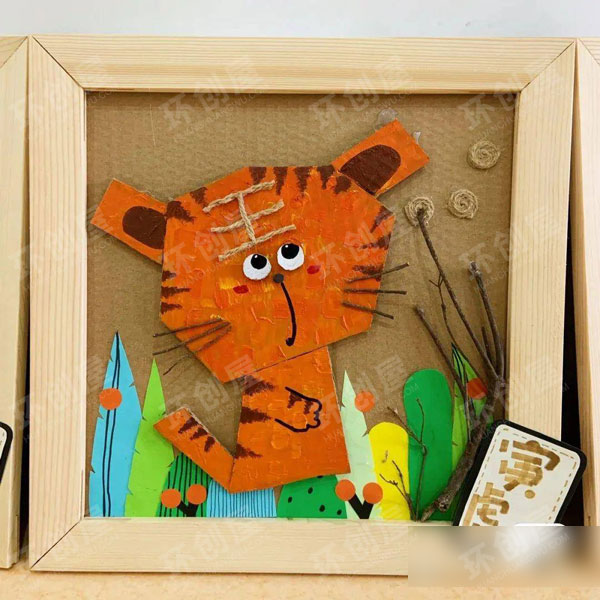 幼儿园作品展示趣味十二生肖图片